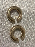 Aros de acero para la orejas